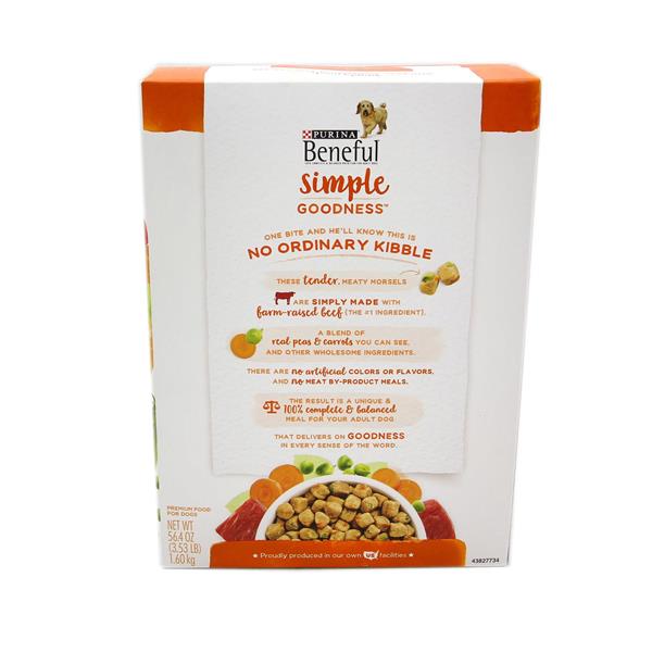 Purina beneful simple hot sale goodness dog food