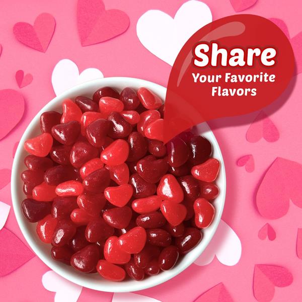 STARBURST Heart Shaped Jelly Beans Valentine's Day Chewy Candy, 11 oz