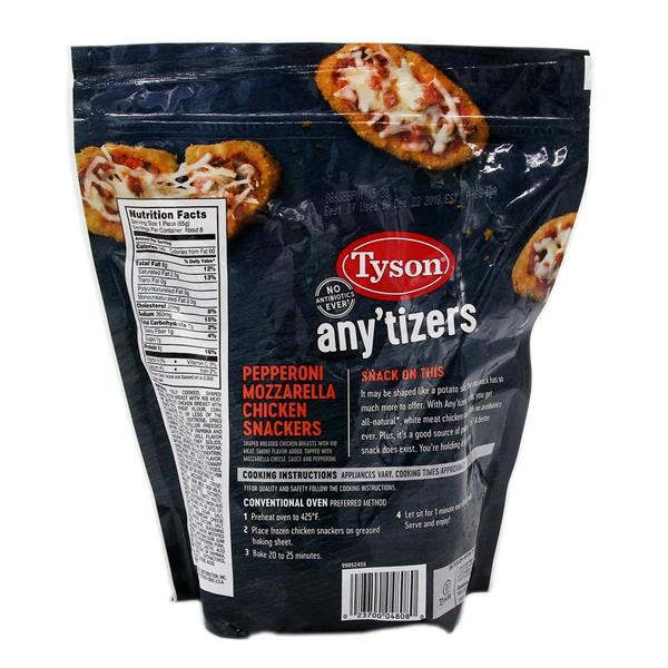 Tyson any'tizers Pepperoni Mozzarella Chicken Snackers HyVee Aisles