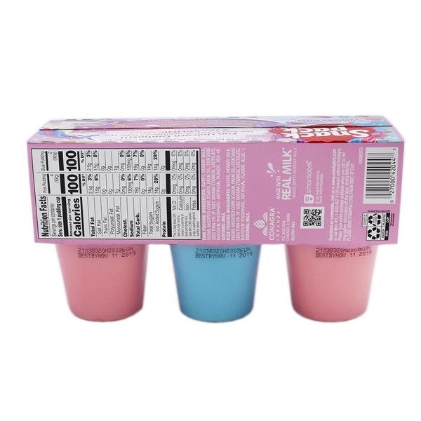 Snack Pack Unicorn Magic Pudding Cups 6 3.25 oz Cups HyVee Aisles
