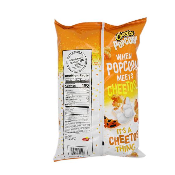 cheetos cheddar cheese popcorn