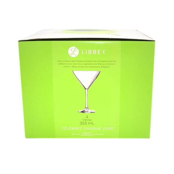 Libbey Midtown Martini Glasses (set of 4), 1 Pack - Fred Meyer