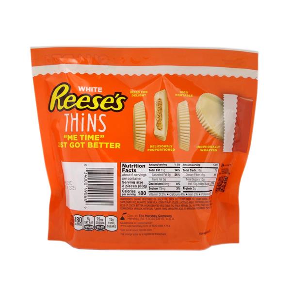 Reeses White Peanut Butter Cup Thins Share Pack | Hy-Vee ...