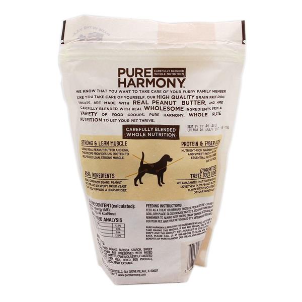 Pure Harmony Grain Free Peanut Butter Flavor Dog Biscuits HyVee