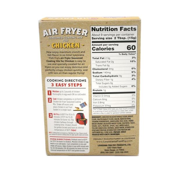Louisiana Air Fryer Seasoned Coating Mix for Chicken HyVee Aisles