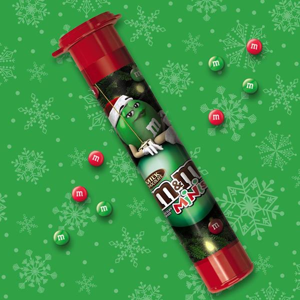 M&M'S Minis Milk Chocolate Mega Christmas Tube | Hy-Vee Aisles Online ...