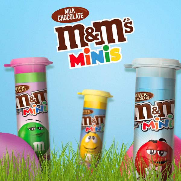 M&Ms Milk Chocolate Minis 30 6g Tube
