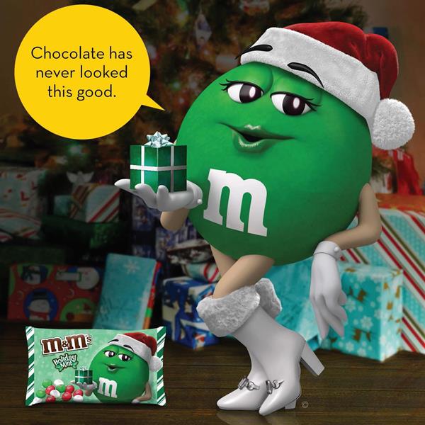 M&M'S, Holiday Mint Chocolate Candy Bag HyVee Aisles Online Grocery