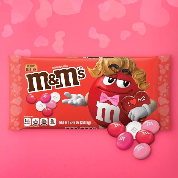 M&M'S Valentines Day Peanut Butter Chocolate Valentine Candy | Hy-Vee ...