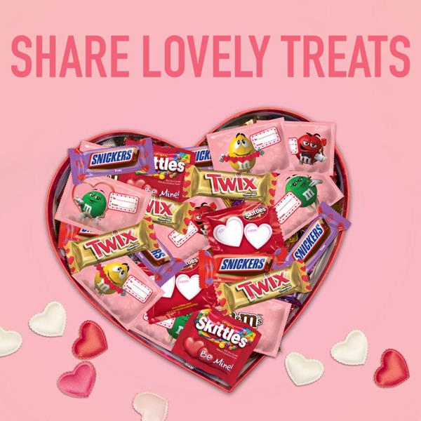 Mars Valentine Exchange Mix, M&M's, Snickers, Skittles & Twix