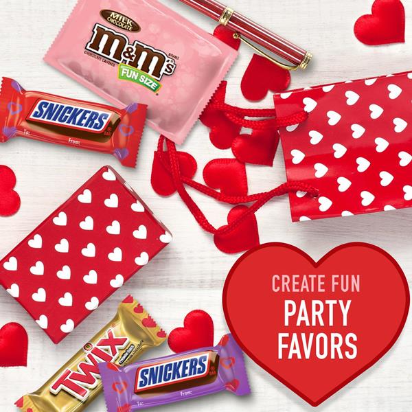 Mars Mixed Fun Size Valentine Exchange Lay Down Bag, 27 ct - Foods Co.