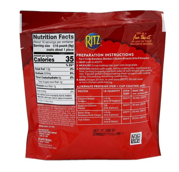 Ritz Seasoned Coating Mix Original Flavor HyVee Aisles Online