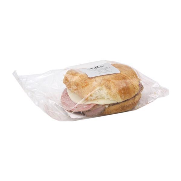 DiLusso Cracked Pepper Ham, Genoa Salami, Bacon and Provolone Croissant