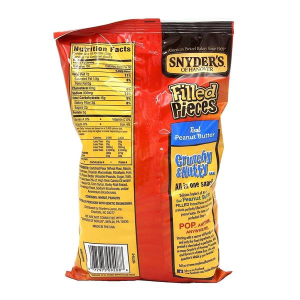 Snyder's of Hanover Real Peanut Butter Filled Pretzel Pieces HyVee