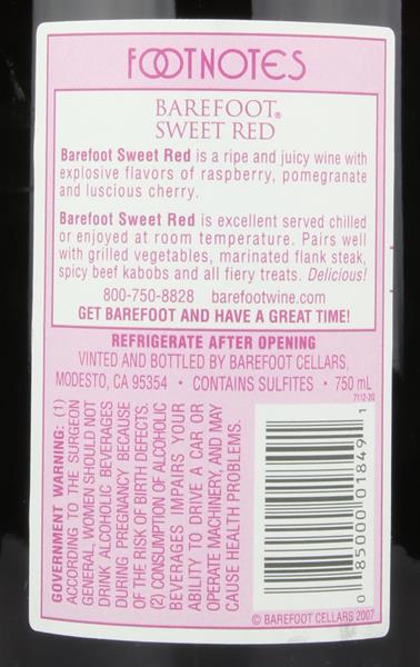 Barefoot Sweet Red Hy Vee Aisles Online Grocery Shopping