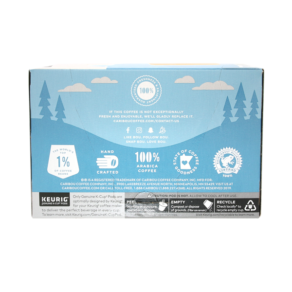 Caribou Coffee Daybreak Morning Blend Light Roast Coffee K-Cups 12Ct |  Hy-Vee Aisles Online Grocery Shopping