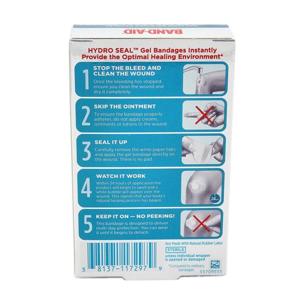 BandAid Hydro Seal All Purpose All One Size Adhesive Bandages HyVee
