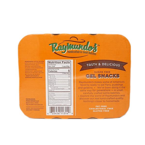 Raymundo's Aguas Frescas Gelatin, Dairy