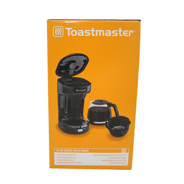 DOLLAR GENERAL Toastmaster Deluxe Digital Coffeemaker - 12 Cups Reviews 2023