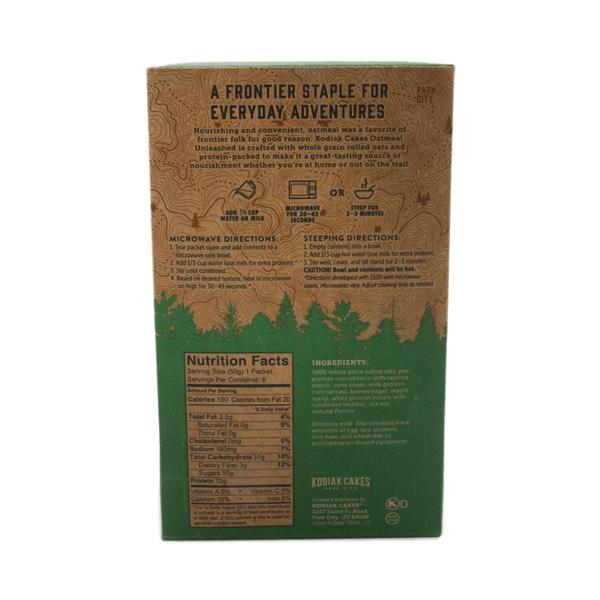 Kodiak Cakes Maple & Brown Sugar Instant Oatmeal 61.76 oz Packets Hy