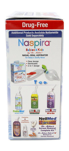 NeilMed Nasal-Oral Aspirator, Naspira,1ea