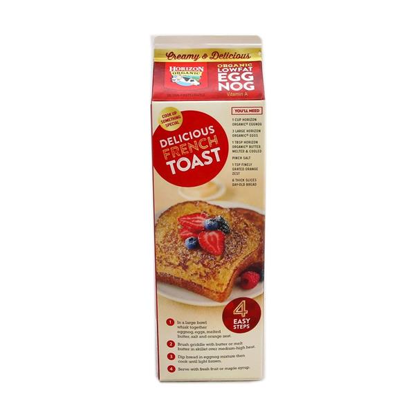 Horizon Organic Low Fat Egg Nog HyVee Aisles Online Grocery Shopping