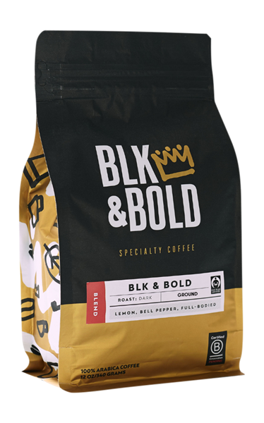 BLK & Bold Coffee Blend, Dark Roast, Grounds | Hy-Vee Aisles Online ...