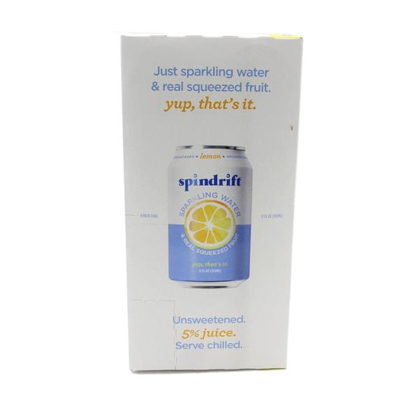 Spindrift Lemon Sparkling Water 8Pk | Hy-Vee Aisles Online Grocery