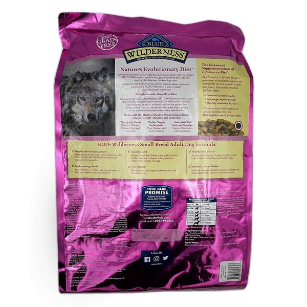blue wilderness small breed dog food