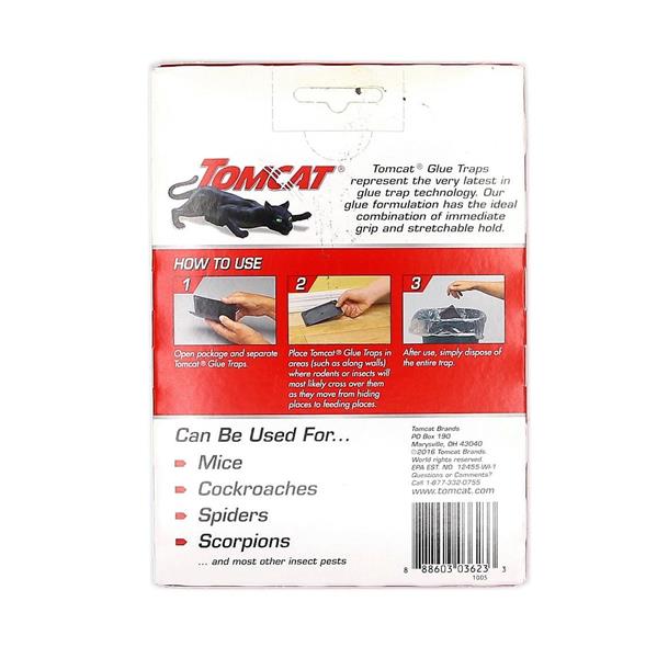 Tomcat Glue Traps, Mouse Size - 4 traps