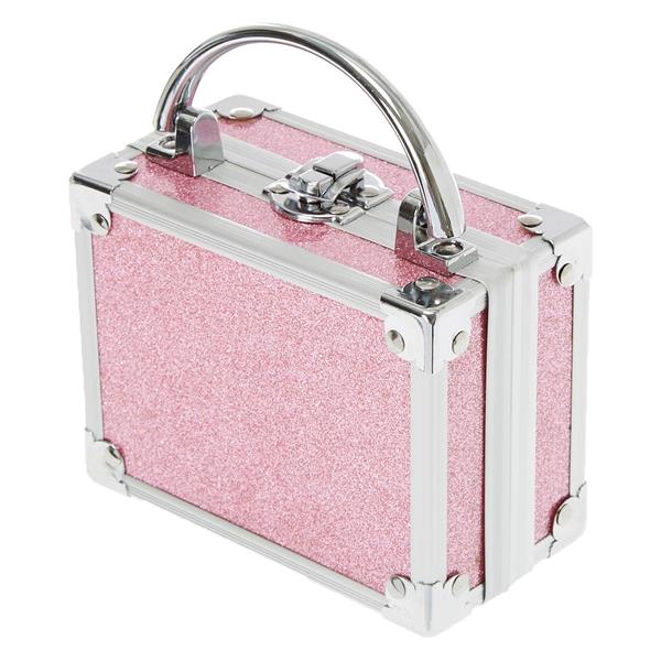 Claire's Club Glitter Lock Box Makeup Set - Pink