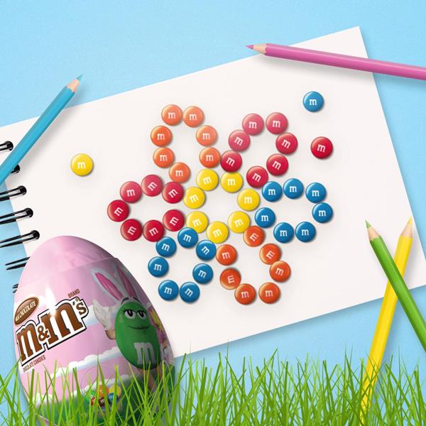 040000513155 - M&M's Easter Fun Size Milk Chocolate Egg Hunt Candy