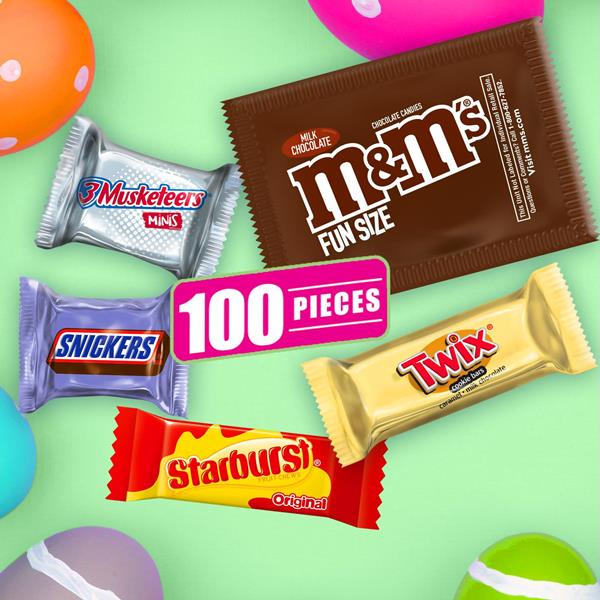 Mars M&M's, Snickers, Twix, 3 Musketeers & Starburst Mars M&M's, Snickers, Twix, 3 Musketeers & Starburst