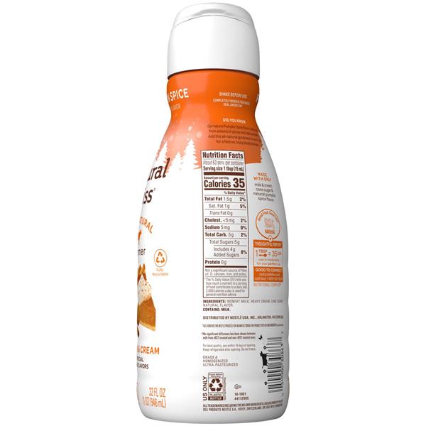 Coffee mate Natural Bliss Pumpkin Spice All Natural Liquid Coffee