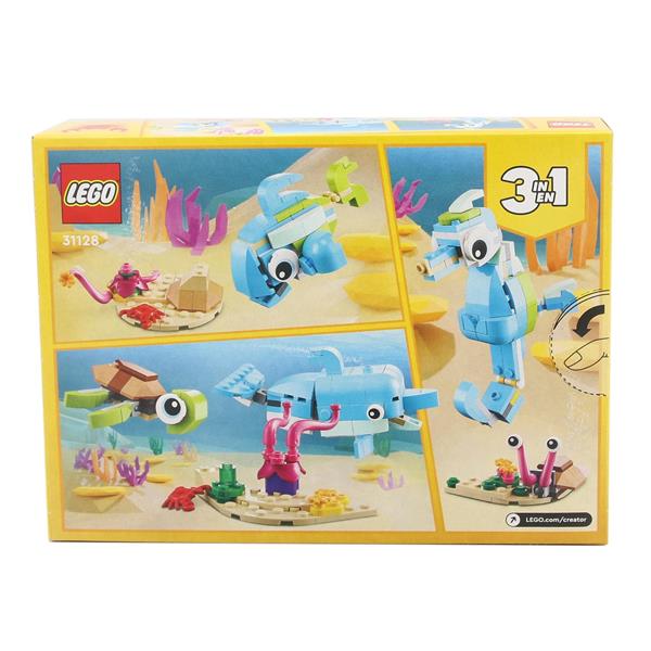 LEGO Creator Dolphin & Turle, 31128, 137 Pieces, 6+ | Hy-Vee