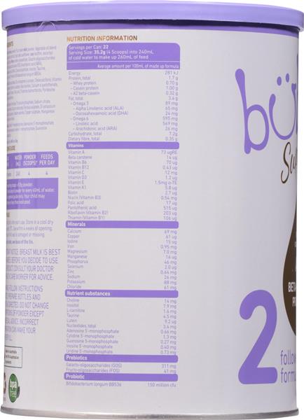 Bubs Supreme フォローオンミルク ステージ2 800g×2缶セット Bubs Supreme フォローオンミルク ステージ2 800g×2缶セット Bubs