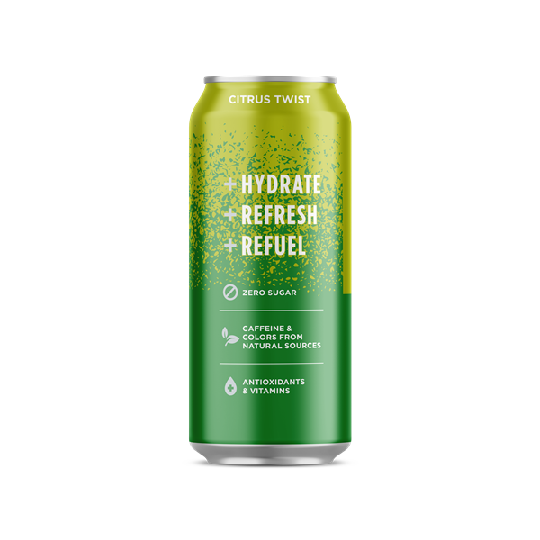 Sparkling Ice +Caffeine, Citrus Twist Flavored Sparkling Water