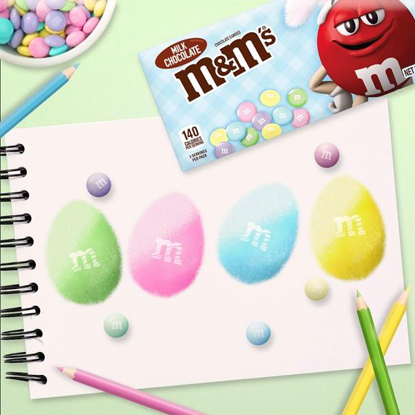 M&M's Milk Chocolate Candy Theater Box - 3.1 oz Box 