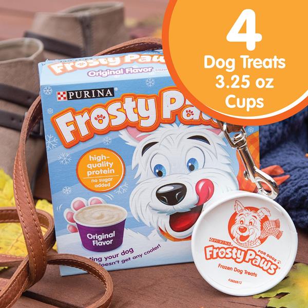 Frosty Paws, Peanut Butter Flavored Dog Ice Cream Cup, 3.25 oz (48 Count) -  RocketDSD