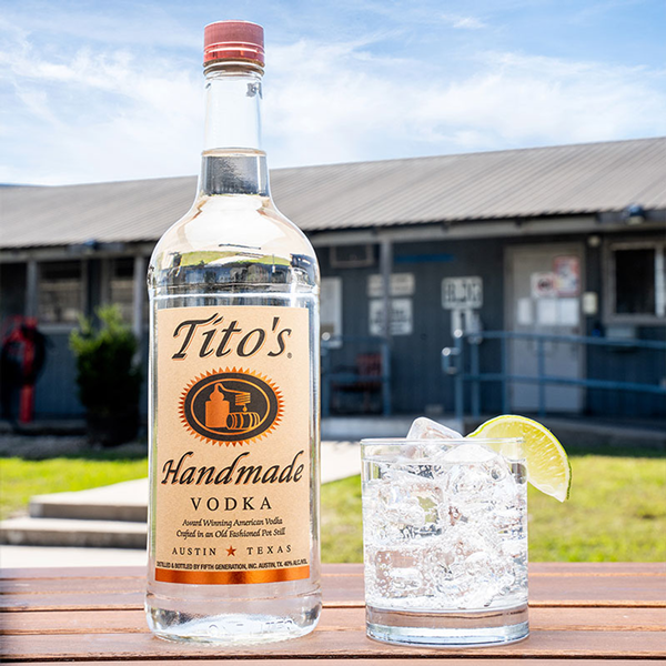 Tito's Vodka 1-Liter Bottle (Texas, USA) - The Urban Grape Boston